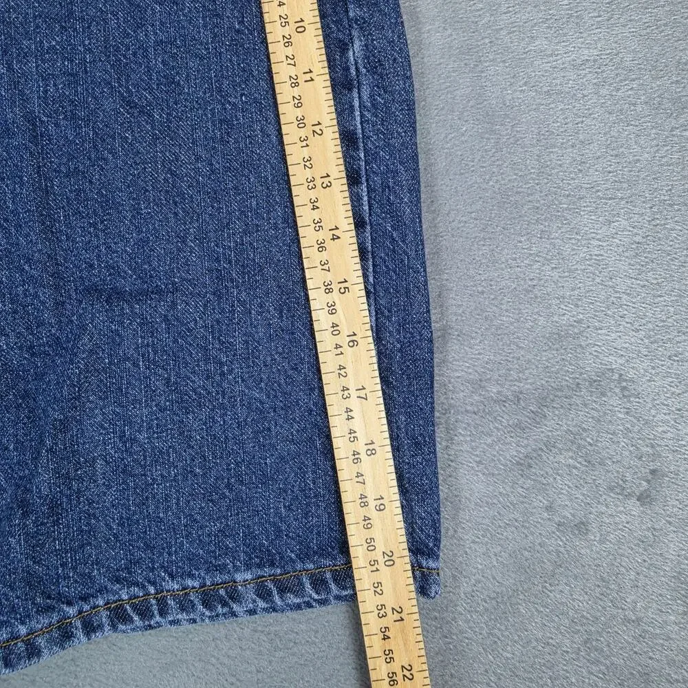 Levi's Men's 505 Denim Shorts W34 Blue Regular Fit Water Less Jean Shorts Classi